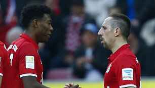 Davidas Alaba ir Franckas Ribery