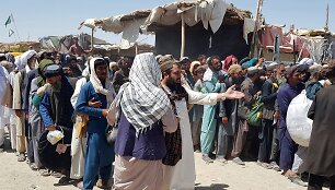 Pasienyje su Pakistanu įstrigę afganistaniečiai