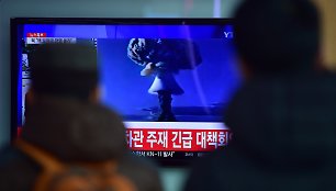 Šiaurės Korėja teigia sėkmingai išbandžiusi termobranduolinę bombą