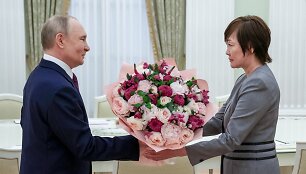 Vladimiras Putinas ir Akie Abe