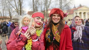 Užgavėnių &scaron;ventė S.Daukanto aik&scaron;tėje
