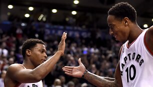 Kyle'as Lowry ir DeMaras DeRozanas