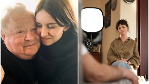 Monika su a.a. seneliu ir &bdquo;&Scaron;eimos dokumentikos&ldquo; filmavime