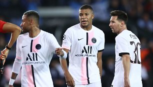 Neymaras, Kylianas Mbappe ir Lionelis Messi