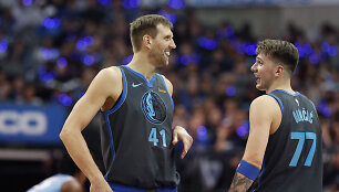 Dirkas Nowitzkis ir Luka Dončičius