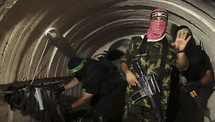 „Hamas“ tunelis Gazos Ruože