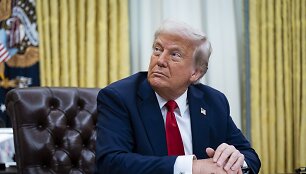 JAV prezidentas Donaldas Trumpas / Al Drago - Pool via CNP / picture alliance / Consolidated News Photos