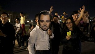 Leonardo DiCaprio gerbėjai Monterėjuje