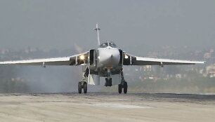 Rusijos &bdquo;Su-24&ldquo; Sirijoje