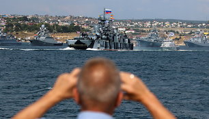Rusijos Juodosios jūros karinis laivynas Sevastopolyje