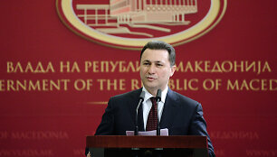 Makedonijos premjeras Nikola Gruevskis 