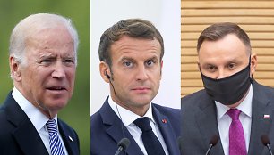 Joe Bidenas, Emmanuelis Macronas, Andrzejus Duda