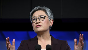 Australų užsienio reikalų ministrė Penny Wong