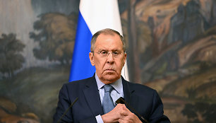 Rusijos užsienio reikalų ministras Sergejus Lavrovas