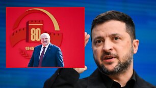 Aliaksandras Luka&scaron;enka, Volodymyras Zelenskis