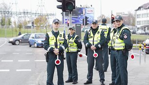 Policijos akcija Vilniuje