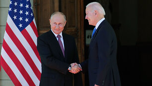 Joe Bideno ir Vladimiro Putino susitikimas Ženevoje