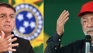 Jairas Bolsonaro ir Luizas Inacio Lula da Silva