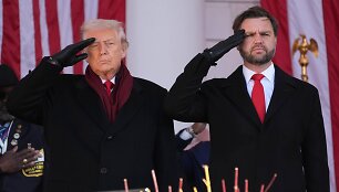 Donaldas Trumpas ir J. D. Vance'as /  / AP