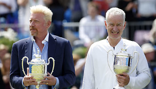 Borisas Beckeris ir Johnas McEnroe