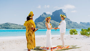 Rugilės ir Ričardo vestuvės Prancūzijos Polinezijoje