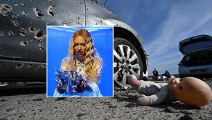 Ukrainoje su&scaron;audyta ma&scaron;ina, Olia Poliakova