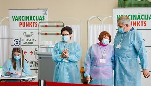 Vakcinacijos centras Latvijoje