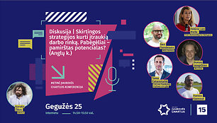 Diskusija &bdquo;Skirtingos strategijos kurti įtraukią darbo rinką. Pabėgėliai &ndash; pamir&scaron;tas potencialas?&ldquo; (anglų k.)