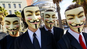 Anonymous nariai visada būna su kaukėmis