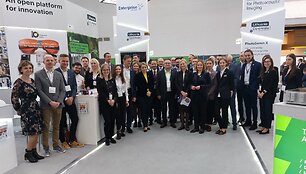 Lietuvos stendo dalyviai &bdquo;Laser World of Photonics&ldquo; parodoje