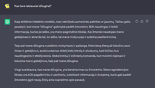 Interviu su &bdquo;ChatGPT&ldquo;