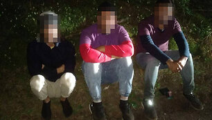 Pasienyje sulaikyti migrantai