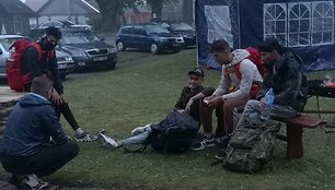 Į Dieveni&scaron;kes atėję migrantai