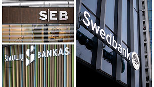 SEB bankas, „Swedbank“ ir Šiaulių bankas / 15min montažas 