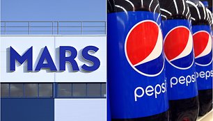 „Mars“ ir „PepsiCo“ / „Shutterstock“ ir „Scanpix“ nuotr. 