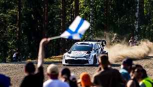 Suomijos ralis. WRC organizatorių &bdquo;facebook&ldquo; puslapyje patalpinta nuotr.
