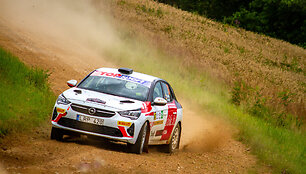 Eriko Valkerio ekipažas. &bdquo;Rally 4 Fun&ldquo; komandos nuotr.