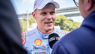 Ottas Tanakas. WRC organizatorių &bdquo;facebook&ldquo; puslapyje patalpinta nuotr.