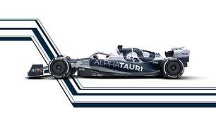 &bdquo;AlphaTauri&ldquo; AT03 F1 bolidas/ Scuderia.alphatauri.com nuotr.