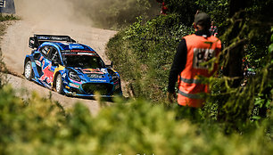 Momentas iš WRC Estijos etapo. Alfonso Rakausko nuotr. 