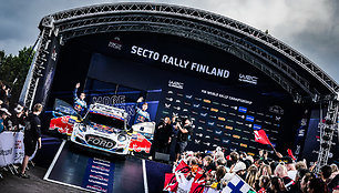 WRC organizatorių „facebook“ tinkle patalpinta nuotrauka