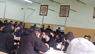 Valgykla Kybartų užsieniečių registracijos centre