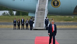 Putinas ir Trumpas susitiko Aliaskoje