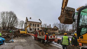 Pradedamos komplekso &bdquo;Vilniaus Džiazas&ldquo; statybos Senamiestyje