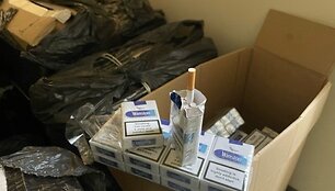Aptikta cigarečių kontrabanda
