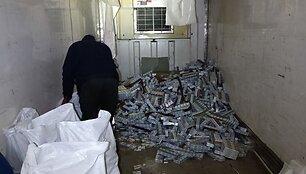 Sulaikyta cigarečių kontrabanda