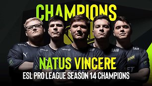 „ESL Pro League Season 14" turnyro nugalėtojai „Natus Vincere“ vyrukai