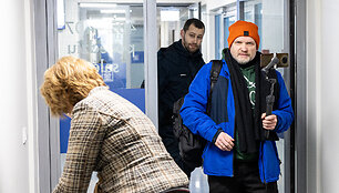 Laurynas Ragelskis atvyko į teismo posėdį