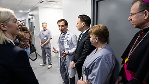 Vilniaus miesto klinikinės ligoninės (VMKL) naujų operacinių, reanimacijos ir hemodializės korpuso atidarymas