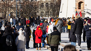 &Scaron;ventinė Vasario 16-osios jaunimo eisena &bdquo;Lietuvos valstybės keliu&ldquo;